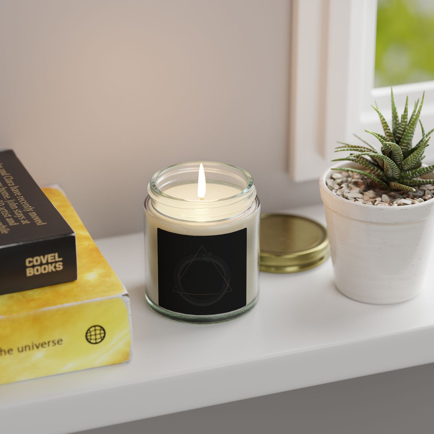 Coconut Apricot Scented Candle — Coconut Apricot Wax Jar (4oz & 9oz)